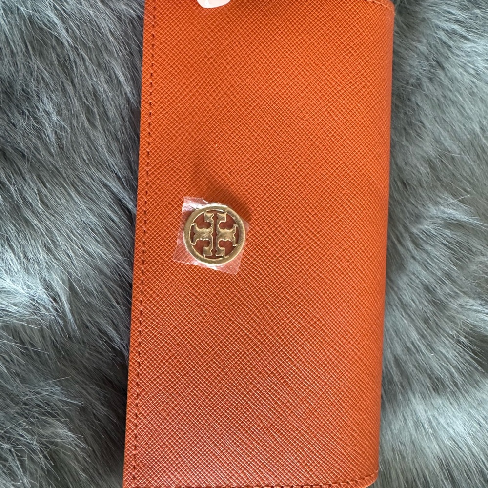 Tory Burch Vibrant Orange Sunglasses Case